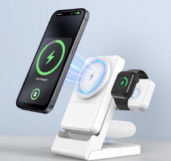 4 in 1 wireless charger with power bank